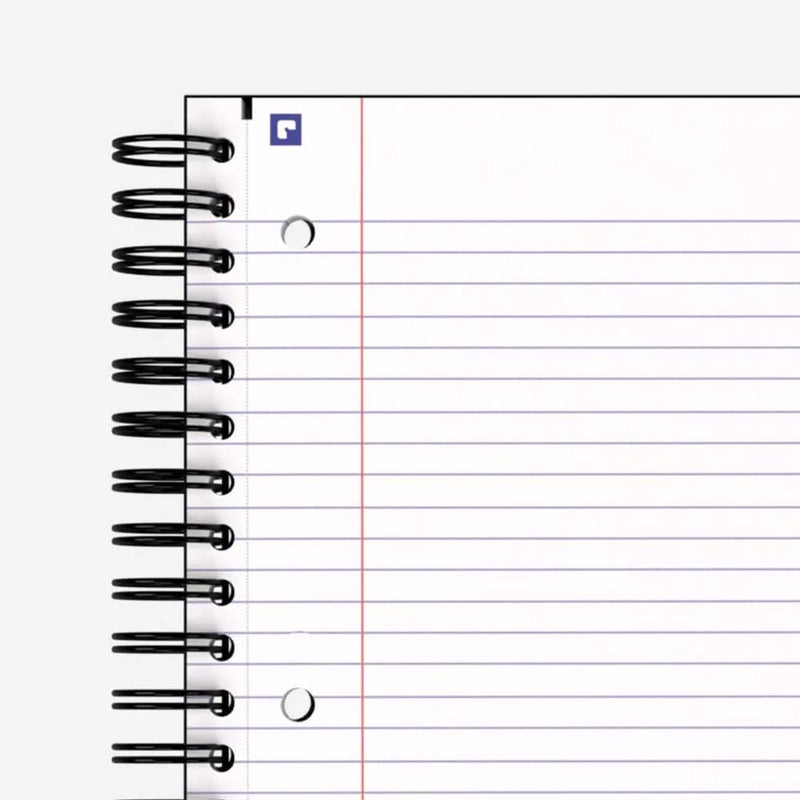 Hamelin, College Ruled Notebook/Journal, 8.5inx11in, Spiral bound, Hardcover, 1 Subject Notebook, 75shts/150 Pages MIDNIGHT Black - Image 2
